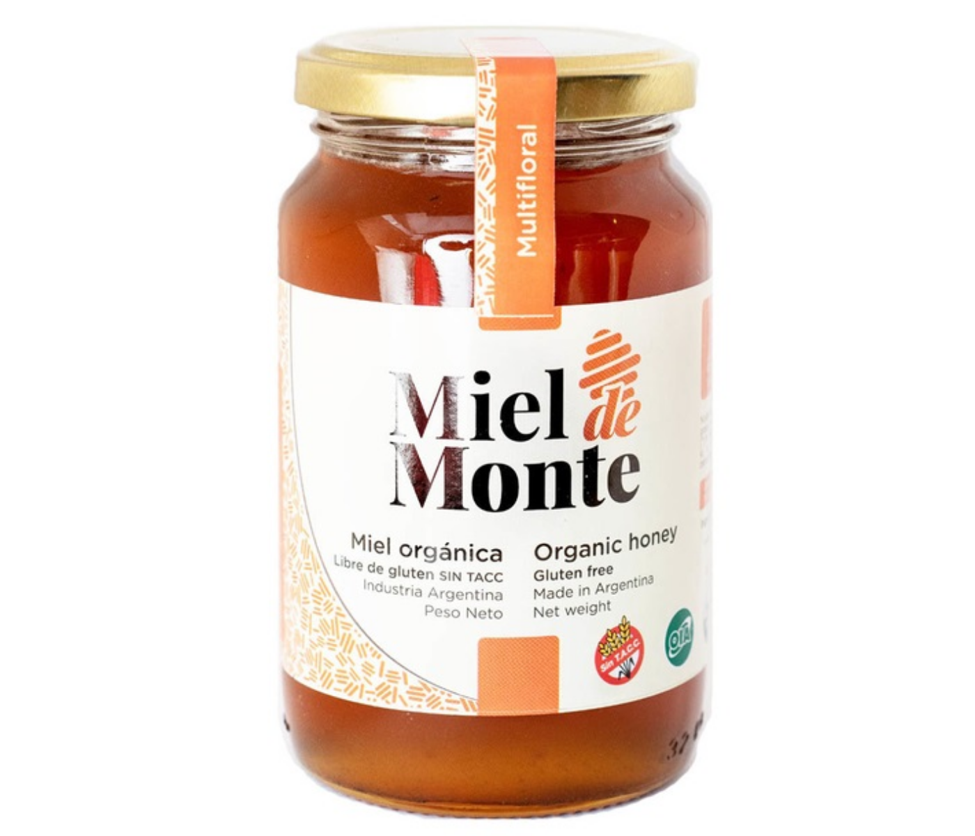 MIEL DE MONTE Multifloral x 1Kg ORGANICA Libre de Gluten