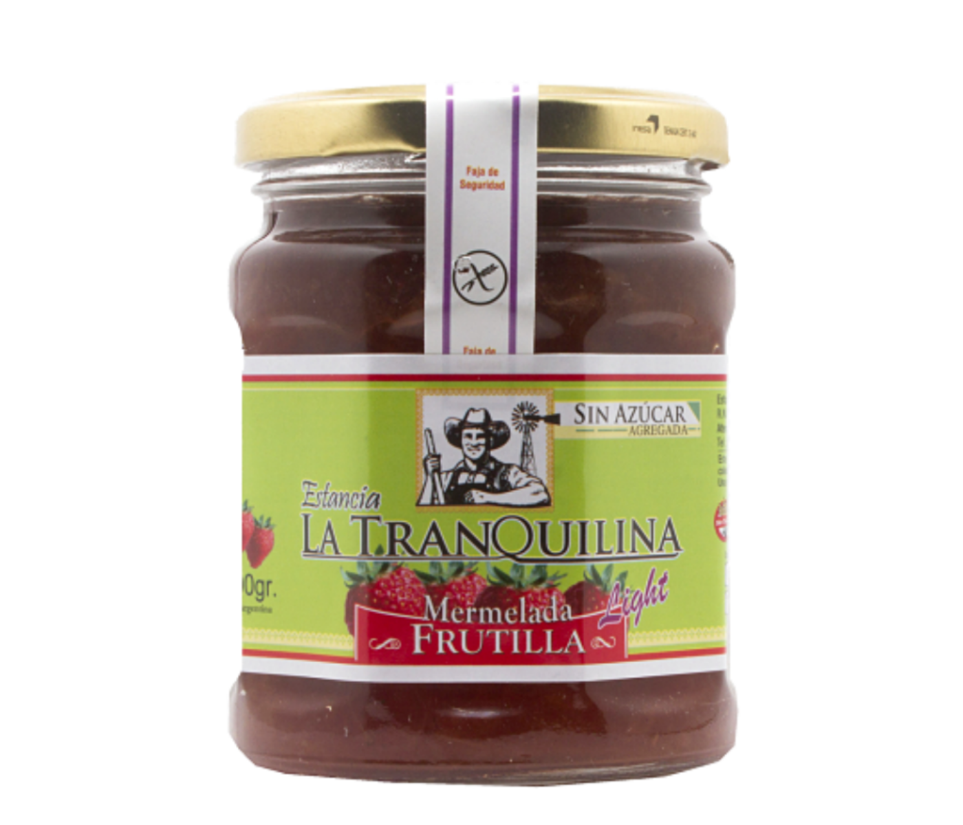 LA TRANQUILINA - Mermeladas SIN AZÚCAR x 330g. Gustos Económicos.