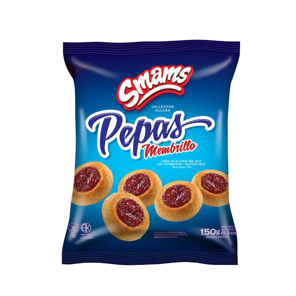 SMAMS Pepas de membrillo x 150g. 