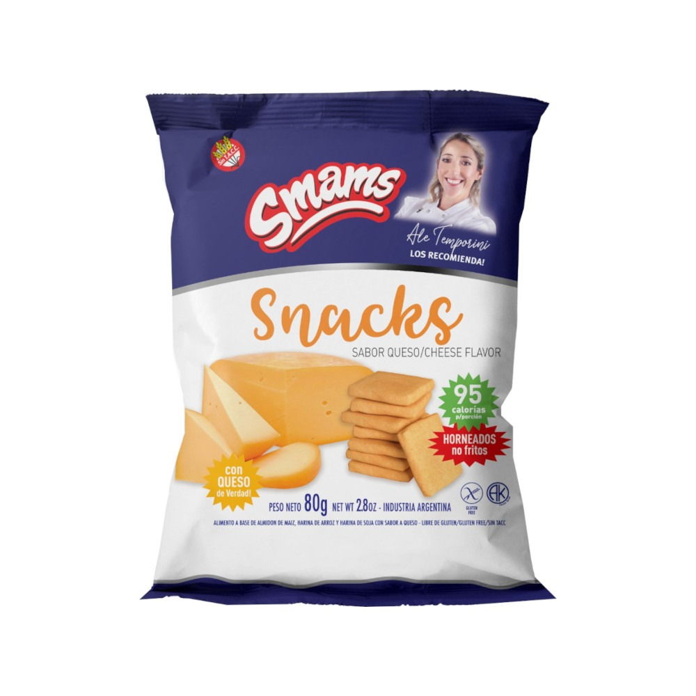 SMAMS Snacks QUESO x 80g.
